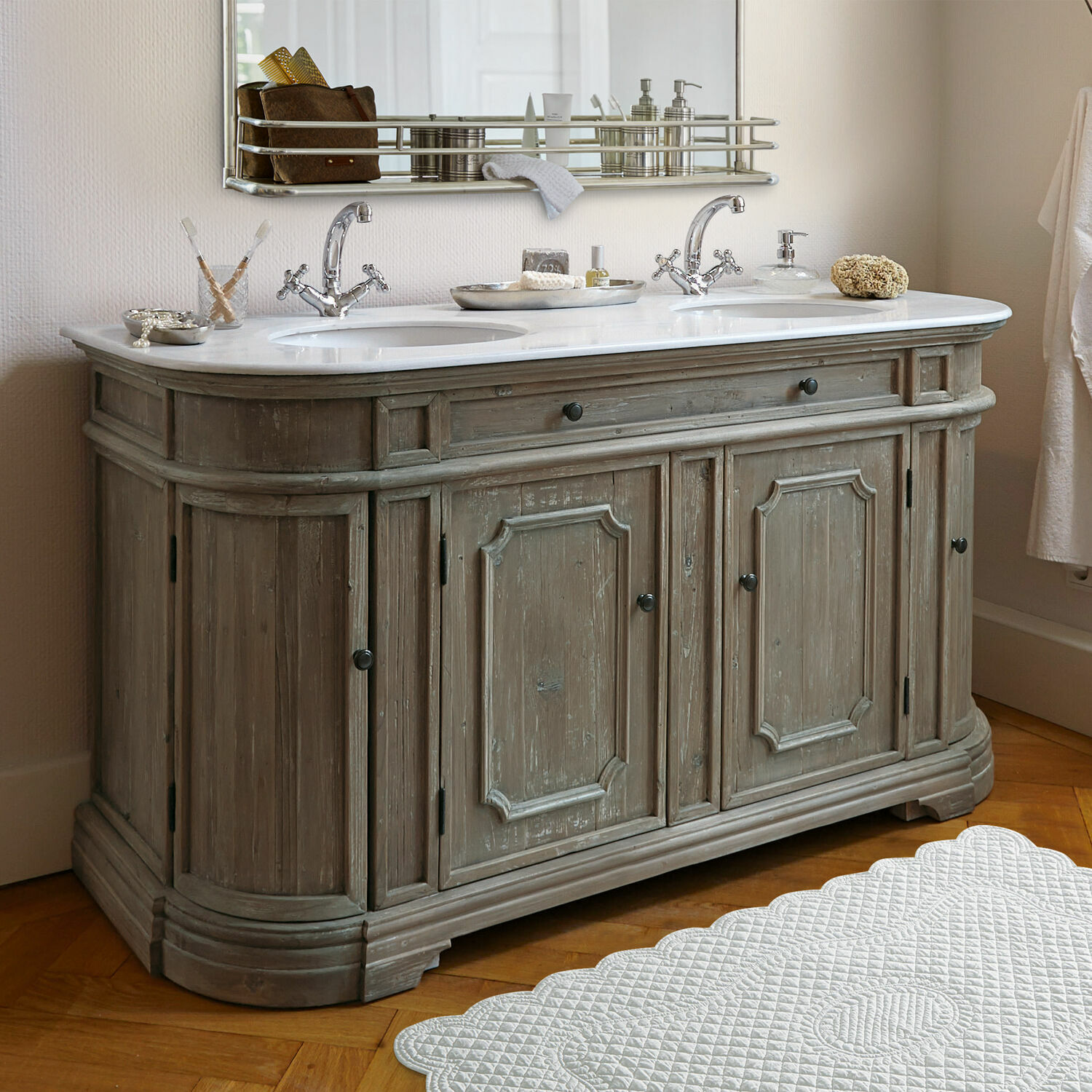 Podwójna szafka łazienkowa Pembroke