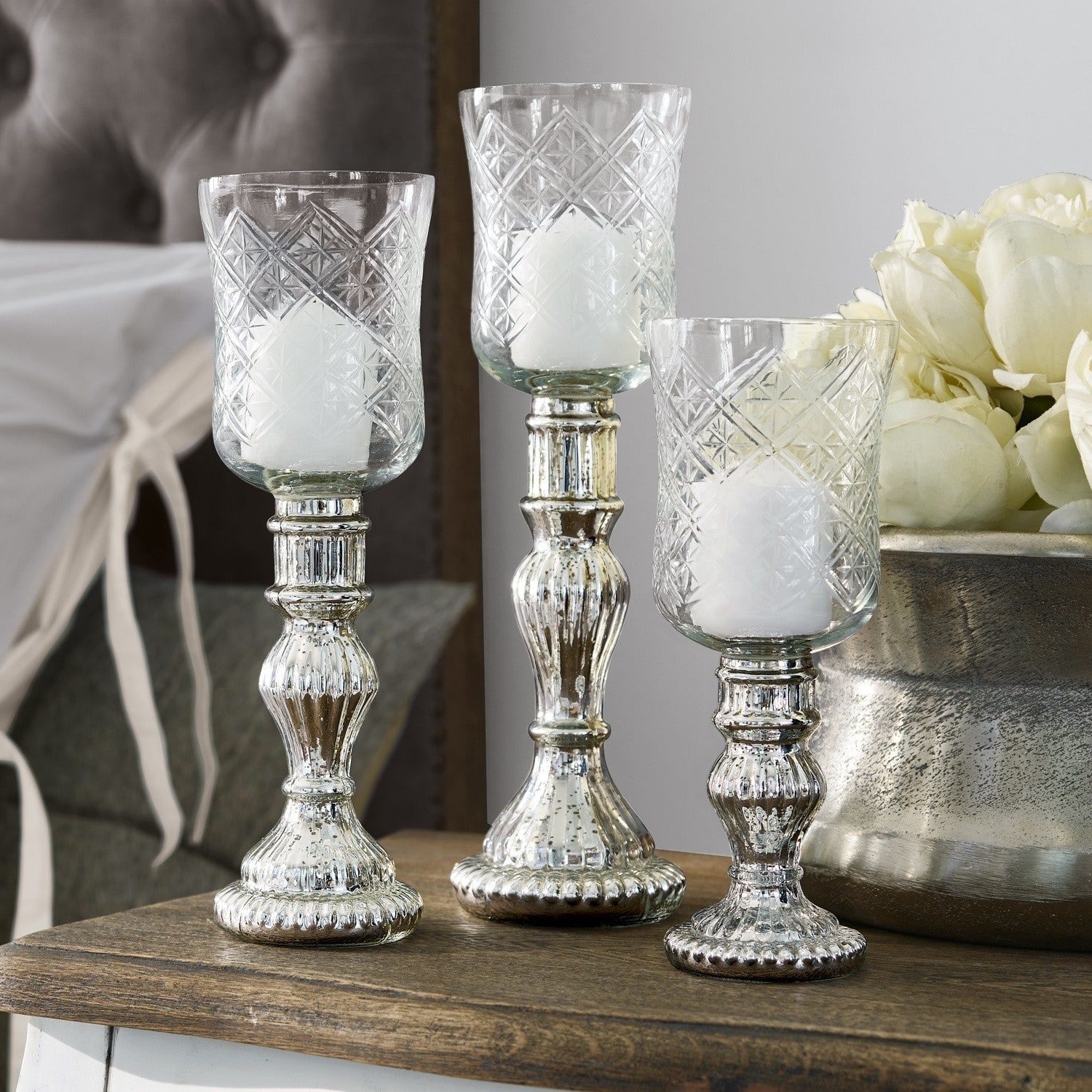 Świecznik, zestaw 3 szt. Celestin