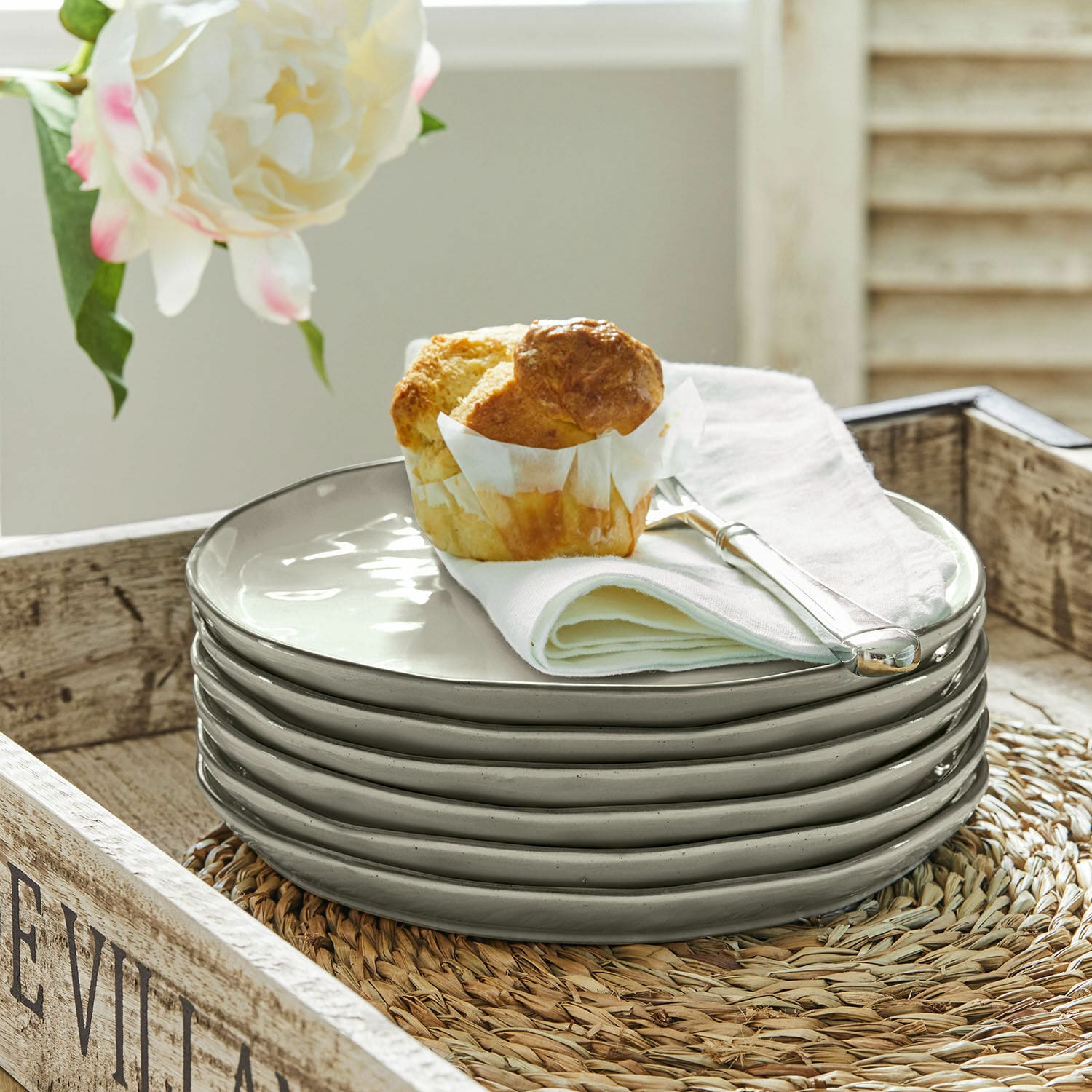 Talerz deserowy, zestaw 6 szt. Biarré