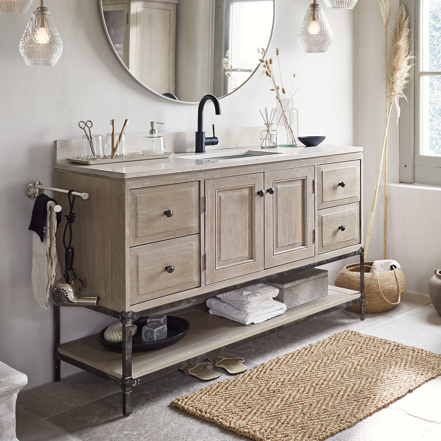 Szafka z umywalką Bayeaux