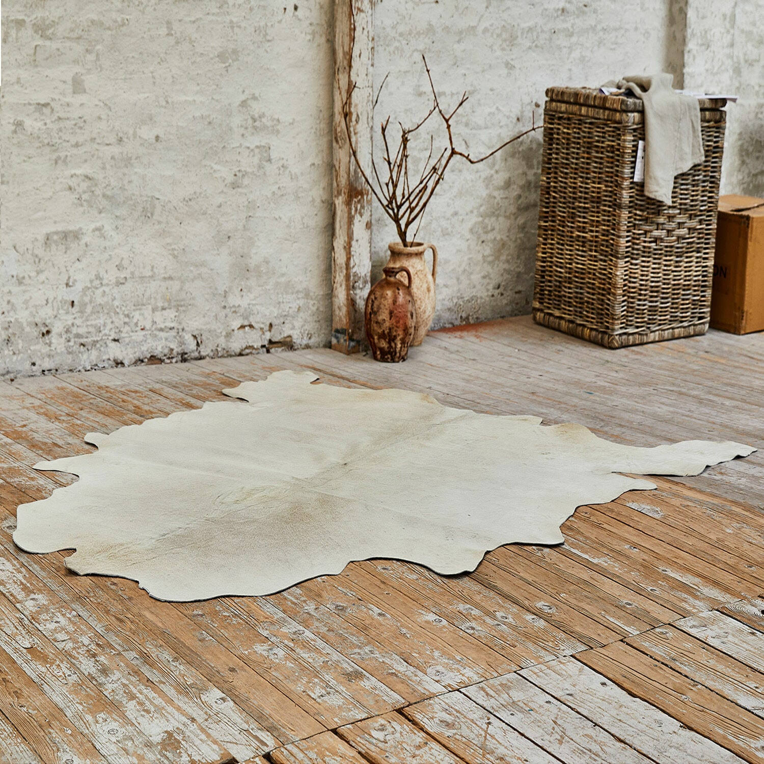 Dywan z bydlęcej skóry Edward