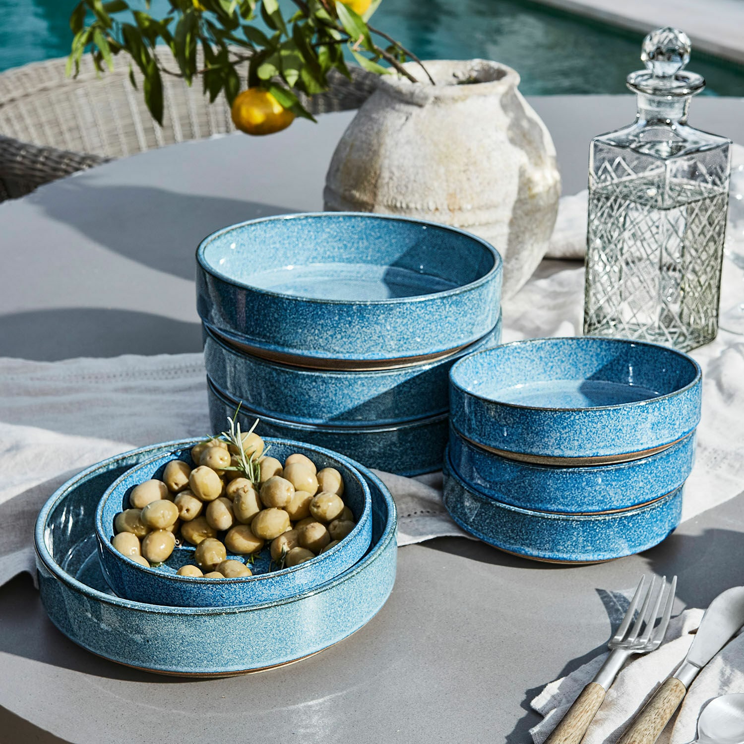 Talerz, zestaw 8 szt. Darney