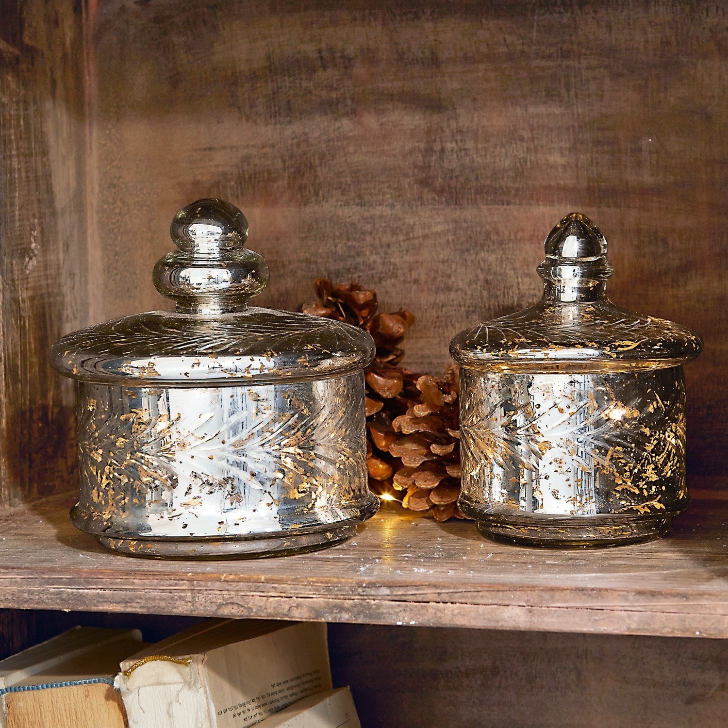 Pojemnik szklany, zestaw 2 szt. Elexa