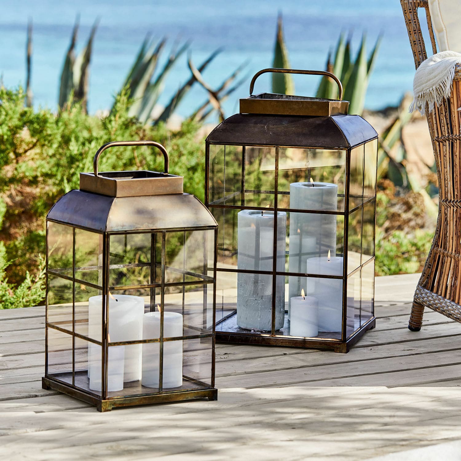 Lampion, zestaw 2 szt. Flavin