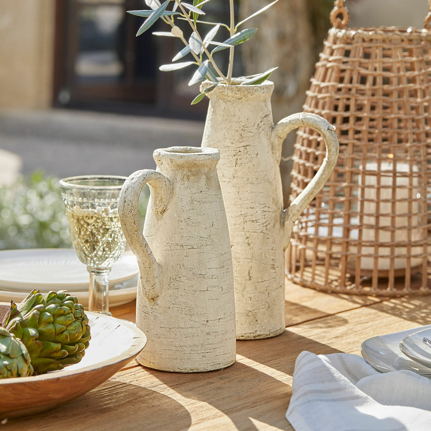 Dekoracyjny dzbanek, zestaw 2 szt. Lilette