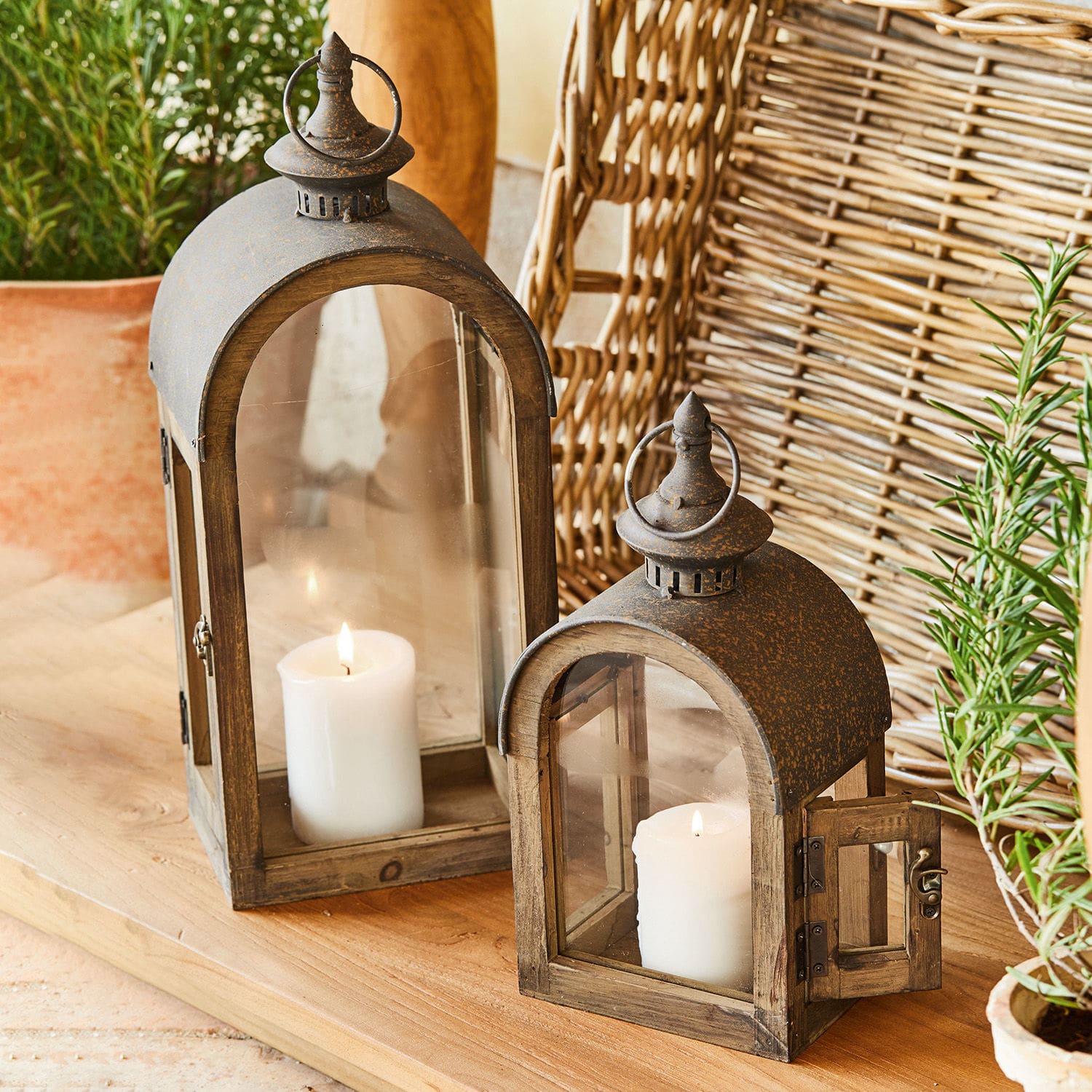 Lampion, zestaw 2 szt. Jadon