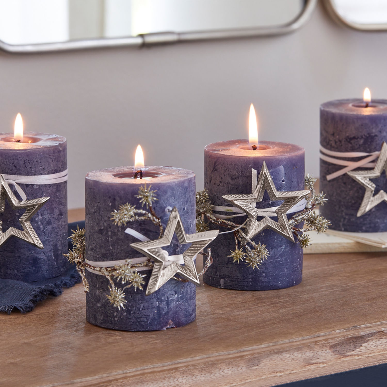 Dekoracyjne pinezki, zestaw 4 szt. Steighling