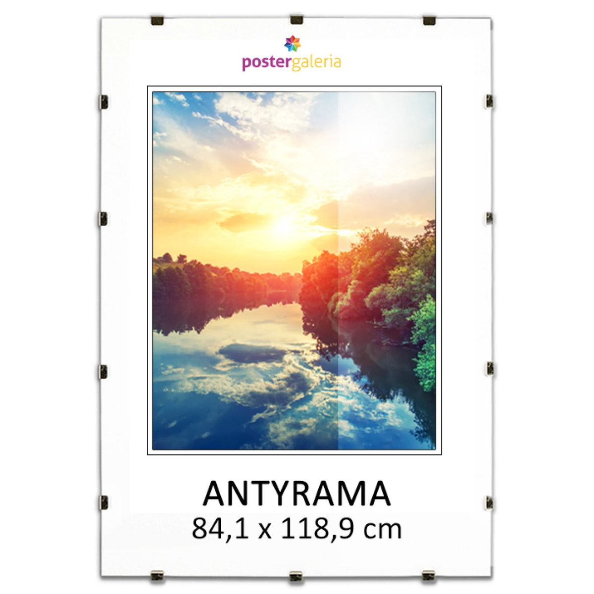 Antyrama plexi w rozmiarze 84,1x118,9 cm
