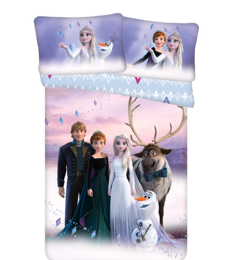 Pościel 100x135 bawełniana Frozen 2 family Kraina Lodu