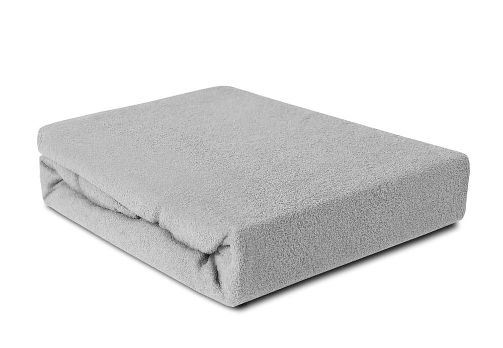 Darymex Prześcieradło Frotte z gumką popielate 140x200 dx-140-pft-024