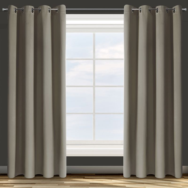 Zasłona Parisa 135x250 Ciemnobeżowa Eurofirany