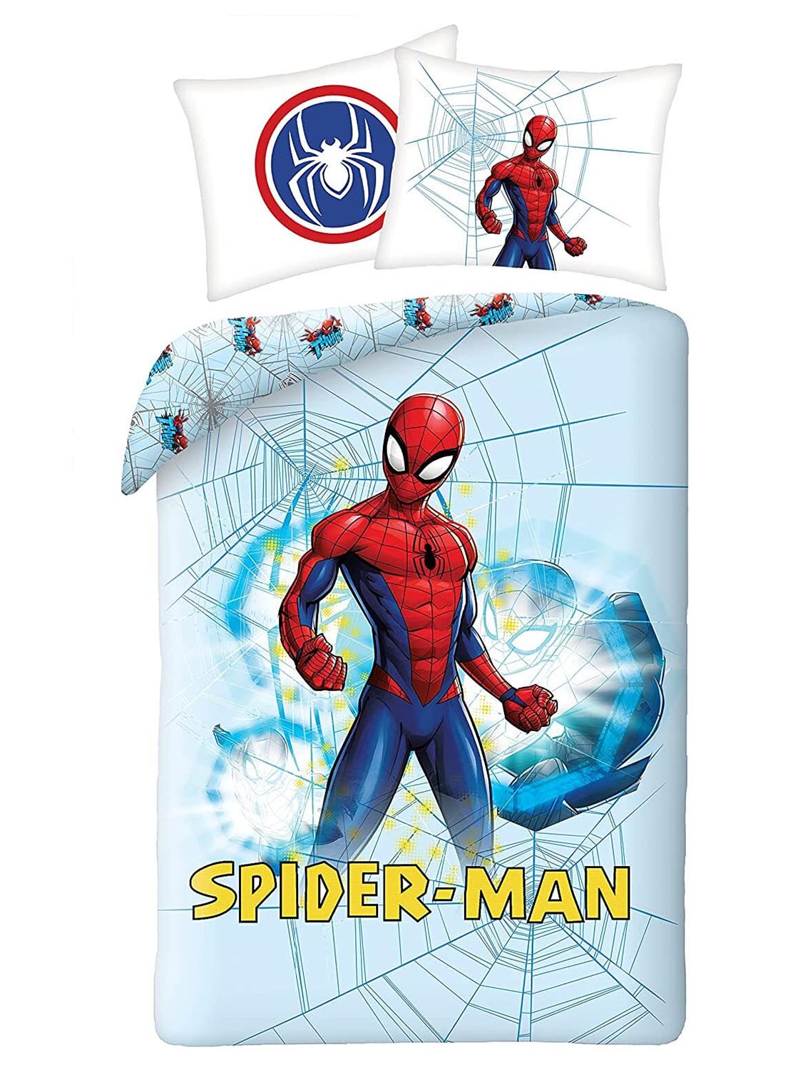 Pościel 140x200 bawełniana Spiderman Zima