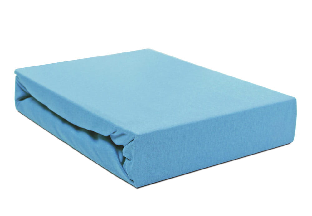 Darymex Prześcieradło Jersey z gumką niebieskie 60x120 dx-60-pjr-005