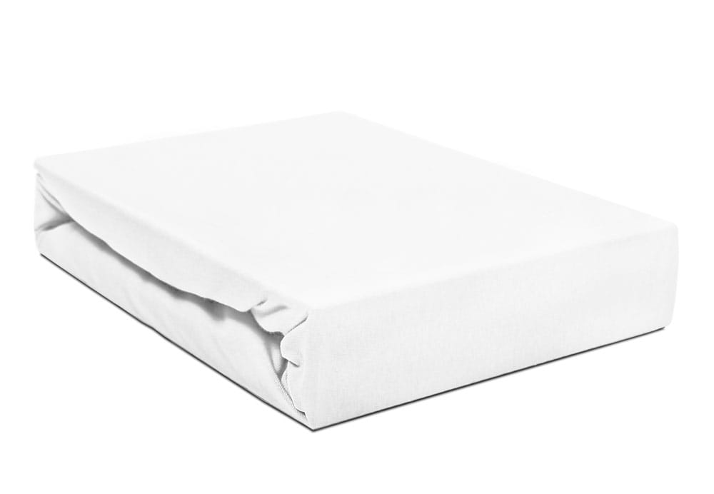 Darymex Prześcieradło Jersey z gumką białe 60x120 dx-60-pjr-014