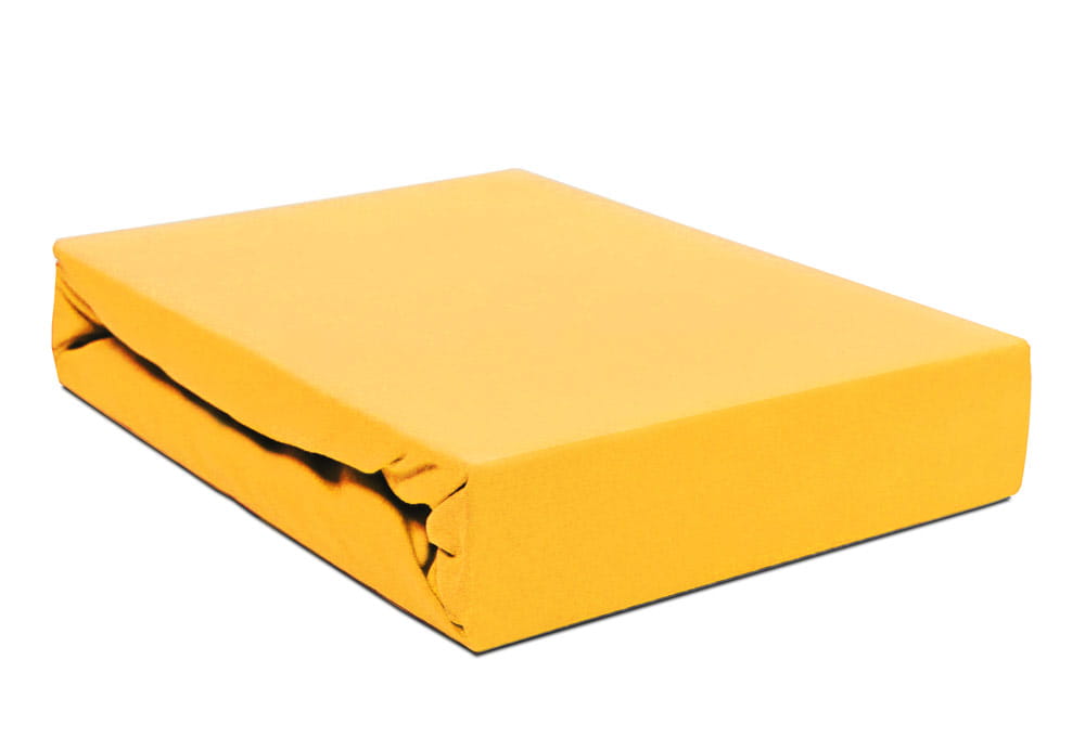 Prześcieradło Jersey 60x120 z gumką żółte Darymex