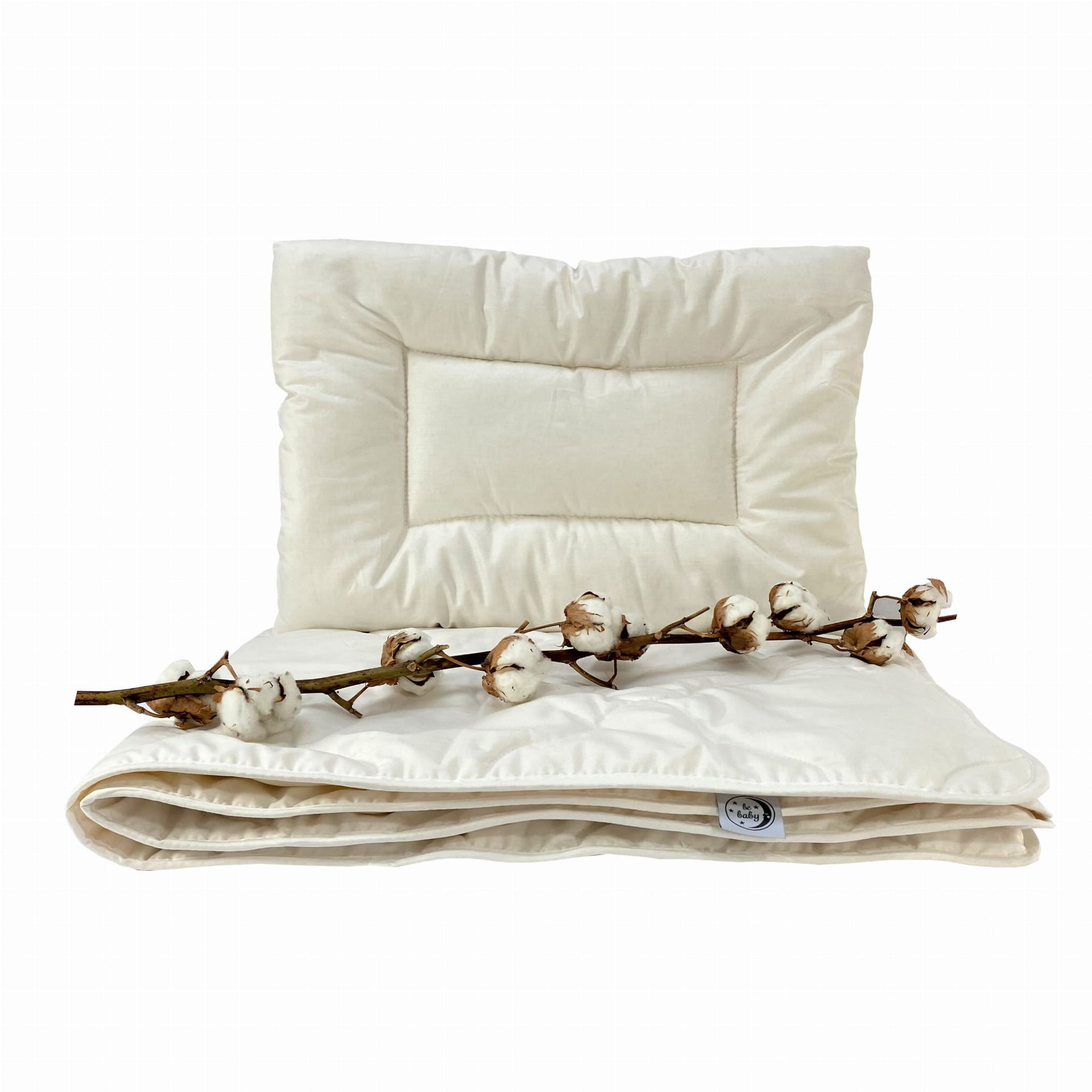 Kołdra i poduszka 135x100+40x60 bawełniana 100% premium Ecotton