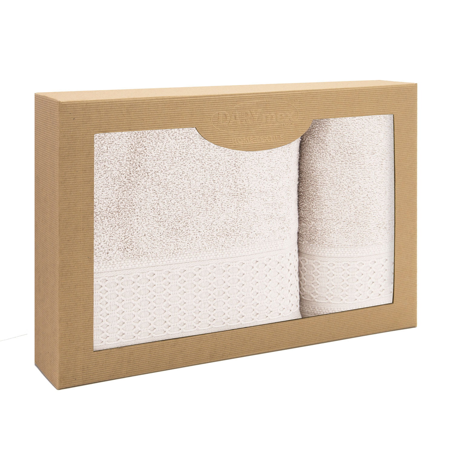 Zestaw 2 ręczników Solano Krem 50x90+70x140 Darymex
