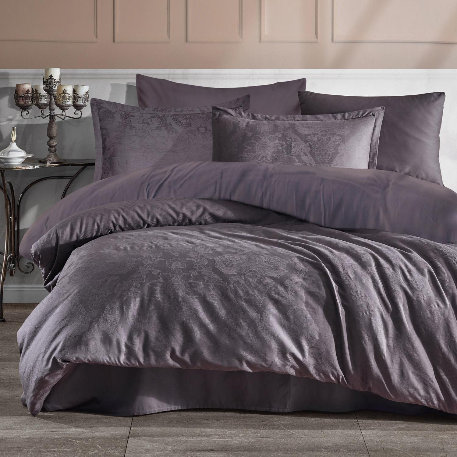 Pościel satynowa 220x200 żakardowa Arven 1 - w pudełku Darymex