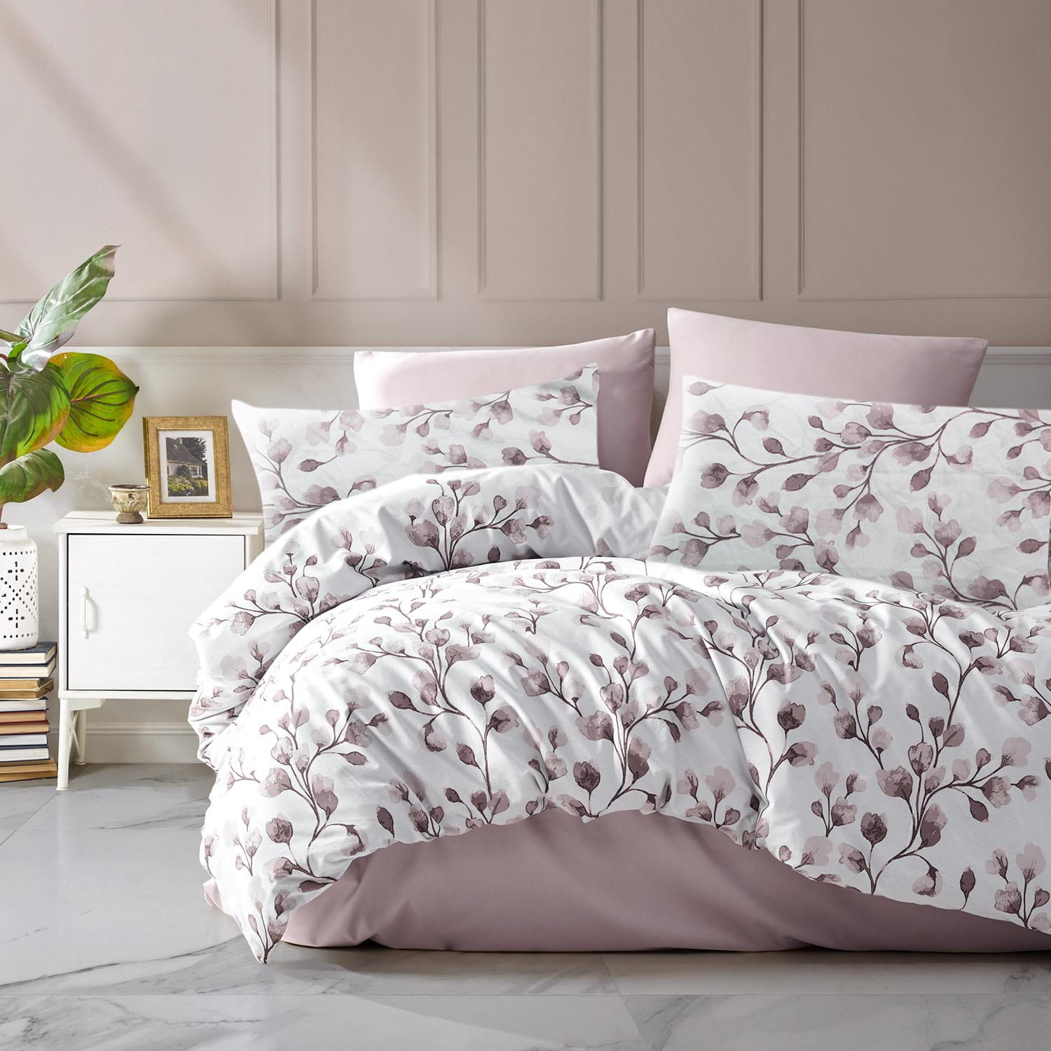 Pościel satynowa 160x200 Puha 2 Luxury - w pudełku Darymex