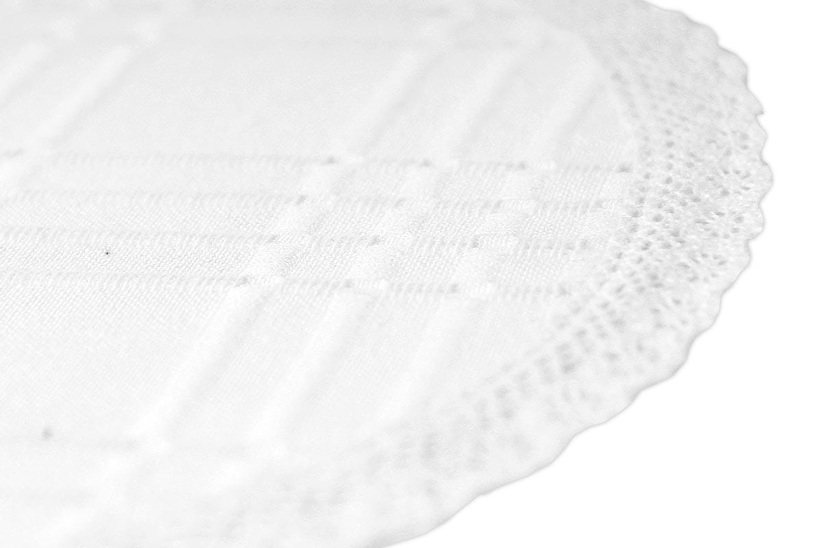 Serwetka koronkowa 30cm okrągła biała Greno