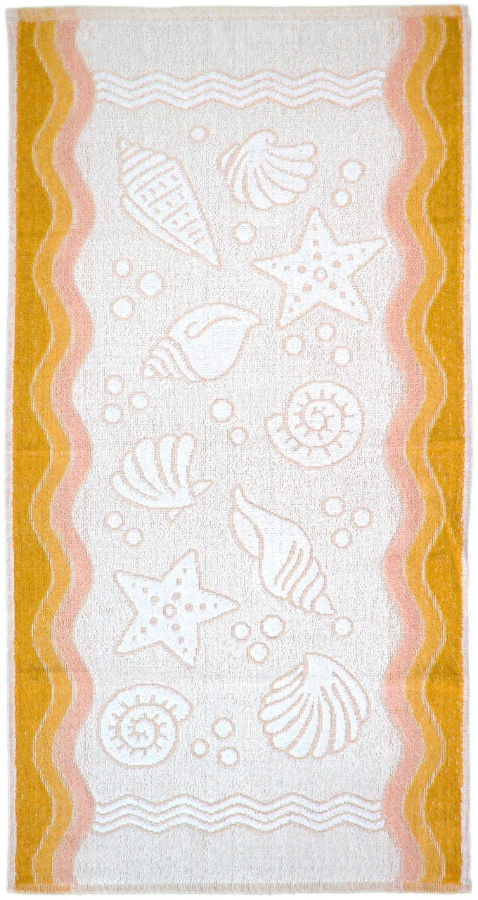 Ręcznik Flora Ocean 50x100 Żółty Greno