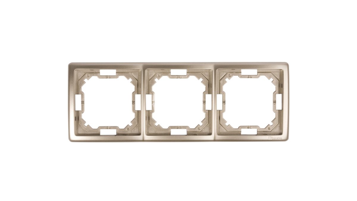 Simon Ramka Basic 3x BMR3/29 satynowy