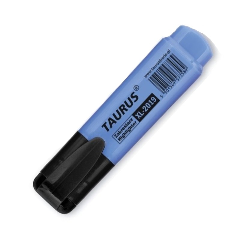 TAURUS Zakreślacz FLUORESCENT NIEBIESKI