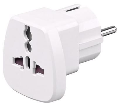 MicroConnect Universal adapter white PETRAVEL