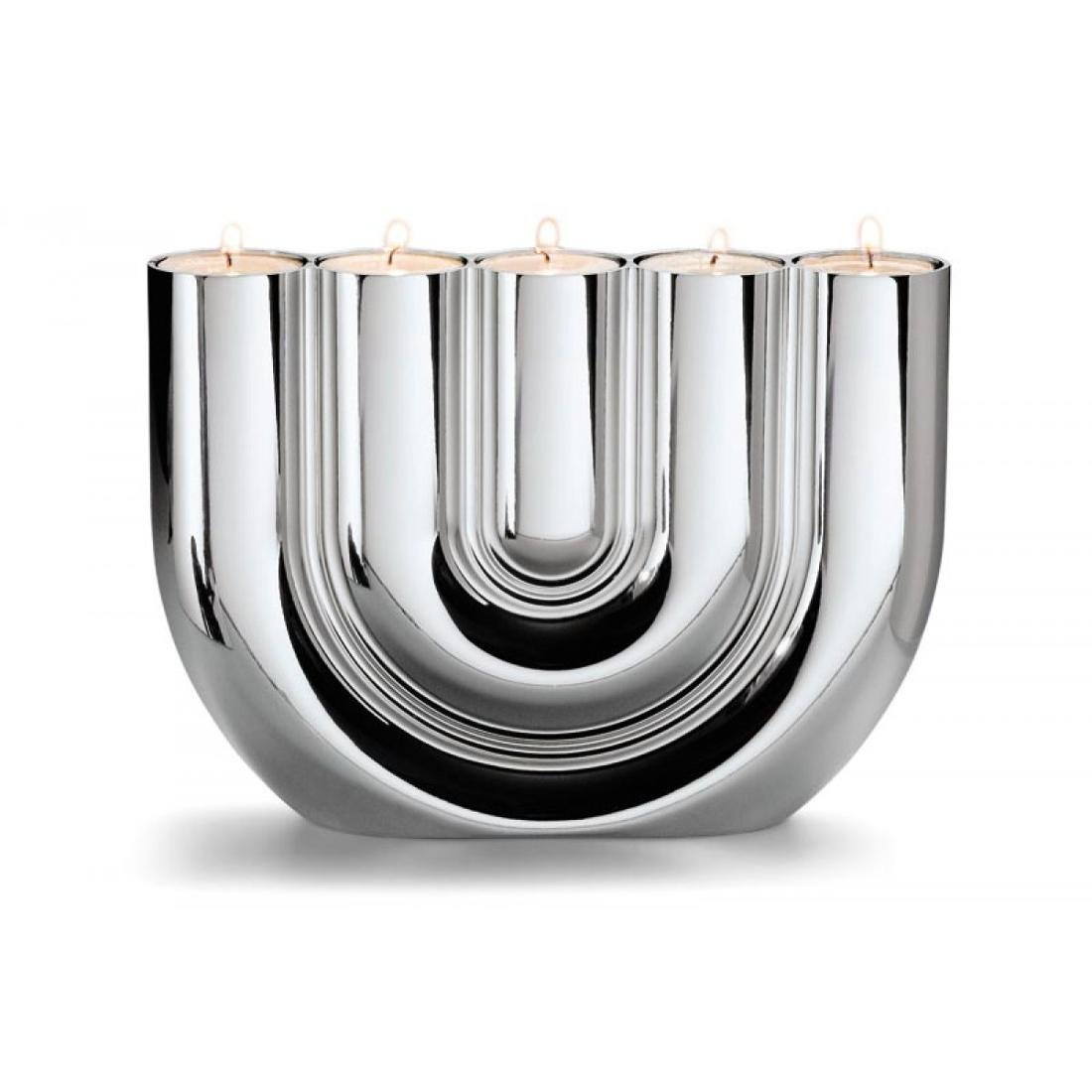 Philippi Świecznik DOUBLE U, (wys.: 15cm) 123137