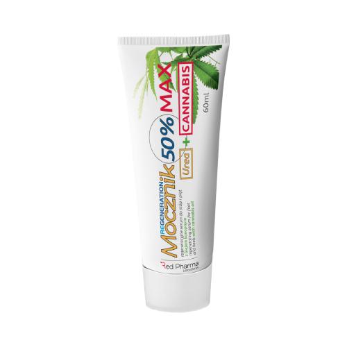 Red Pharma Mocznik 50% Max Regeneracyjne serum do stóp i pięt z olejem konopnym, 60ml