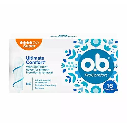 O.B. ProComfort Super Tampony higieniczne, 16szt.