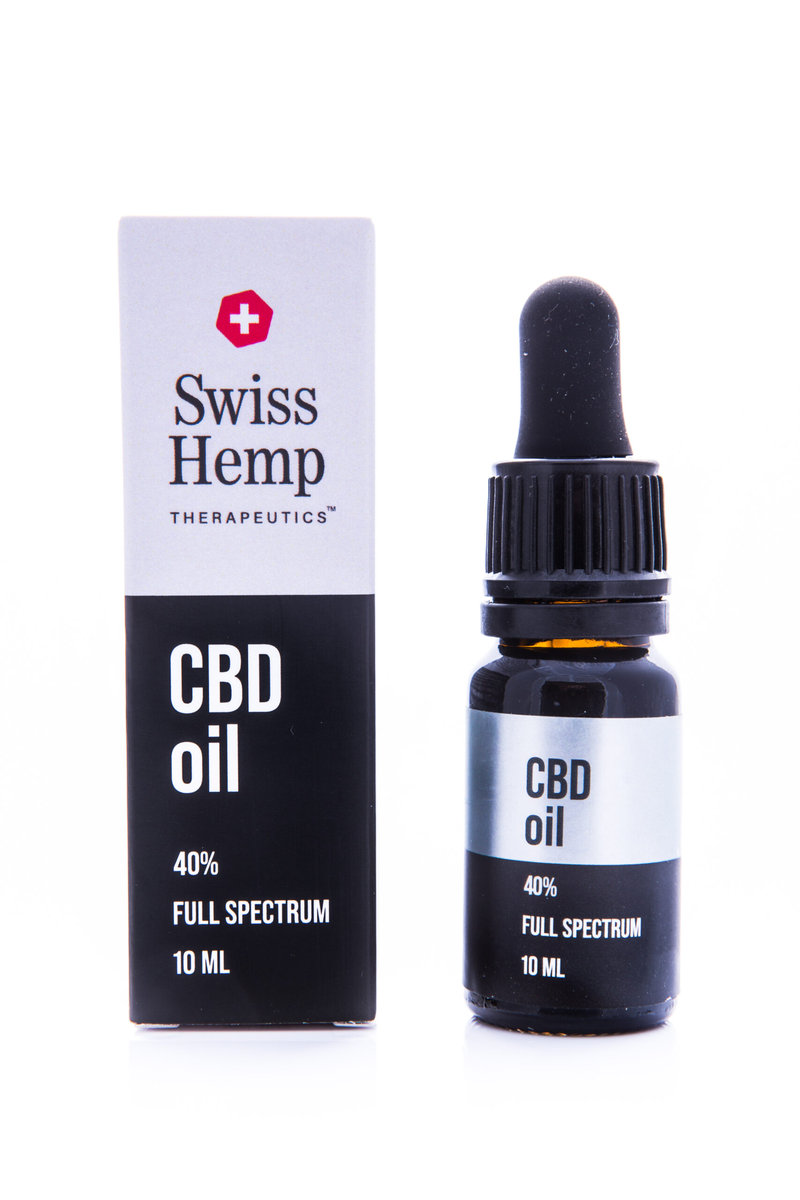 Swiss Hemp, Olejek Konopny Cbd 40% Full Spectrum, 10ml