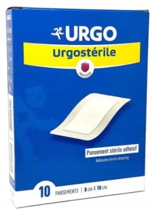 URGO Urgosterile Sterylny opatrunek samoprzylepny 8 cm x 10 cm, 10 sztuk