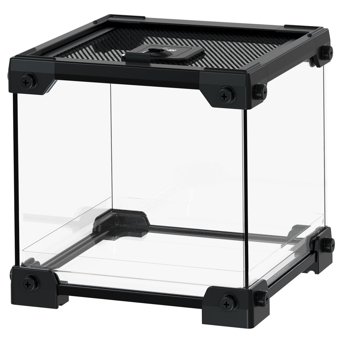 REPTI-ZOO TERRARIUM SZKLANE Z SIATKĄ NAK02B 20X20X20CM