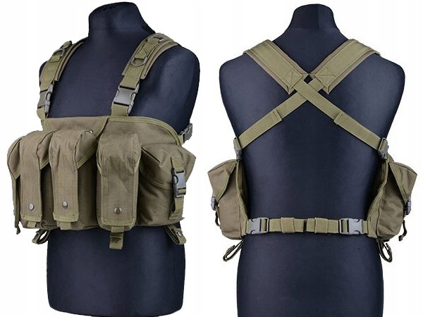 Kamizelka taktyczna typu Commando Chest - oliwkowa (GFT-18-009670) G GFT-18-009670