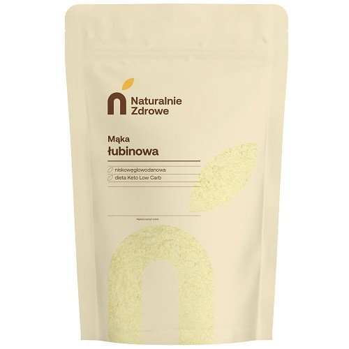 Naturalnie Zdrowe Mąka łubinowa keto niskowęglowodanowa 500 g