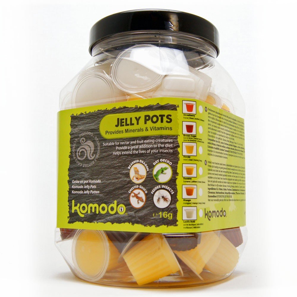 KOMODO JELLY POT  MIXED FLAVOURS  JAR - MIKS POKARMÓW W ŻELU 60SZT.