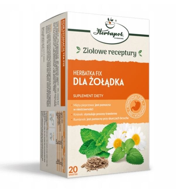 Herbapol KRAKÓW Herbatka Fix Dla żołądka, 20x2g