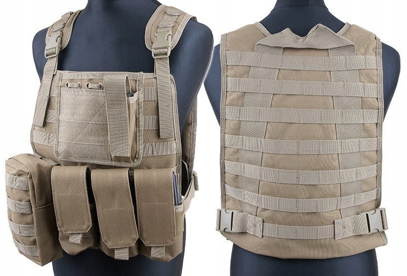 GFC Tactical Kamizelka taktyczna typu MBSS Plate Carrier - coyote GFT-18-000363