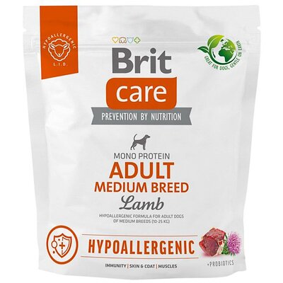 Brit Care Dog Hypoallergenic Adult Medium  1 kg Lamb