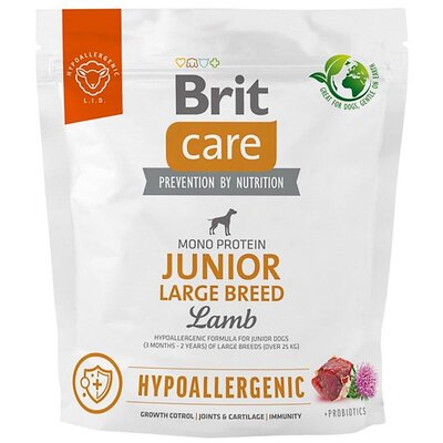 Brit Care Dog Hypoallergenic Junior Large 1 kg Lamb