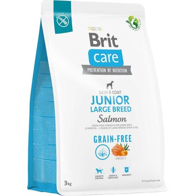 Care Dog Grain-Free Junior Large Salmon 3kg