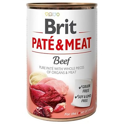 Brit Paté & Meat Megapakiet Paté & Meat Adult 12 x 800 g Wołowina