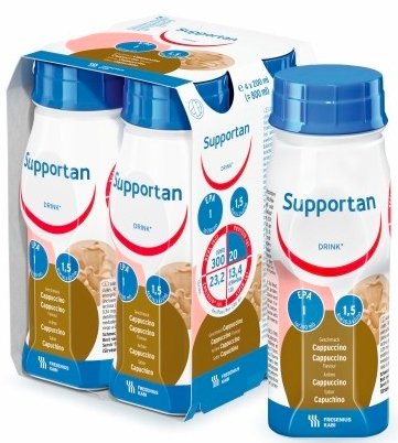 Supportan DRINK o smaku Cappuccino 4 x 200 ml