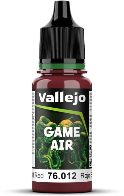 Vallejo 76012 Scarlet Red Game Air 18ml