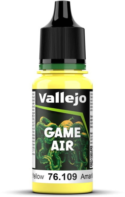 Vallejo 76109 Toxic Yellow Game Air 18ml