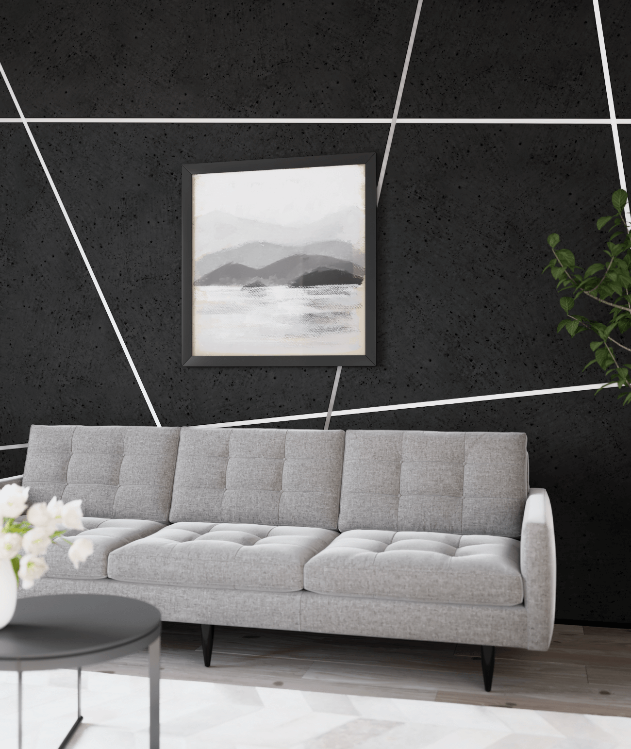 244x5x0,9 cm SM - (srebrny matowy) - stalowa listwa dekoracyjna C [GTU_08]