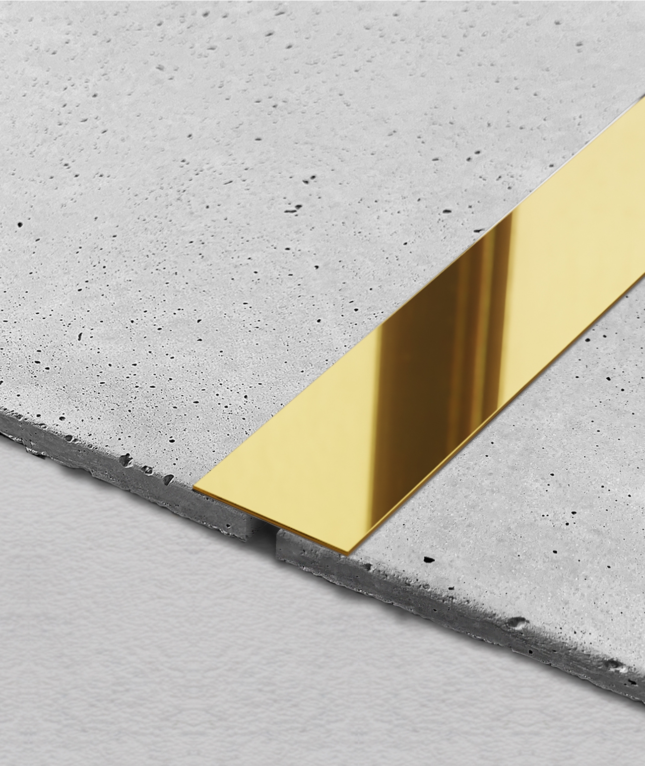 270x5x0,06 cm SM - (złoty połysk) - stalowa listwa dekoracyjna płaska [GTU_08]