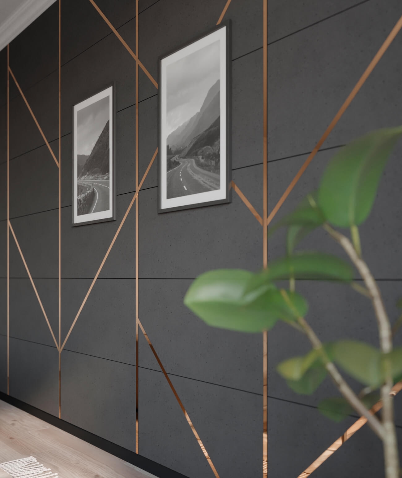 270x3,8x0,06 cm SM - (miedziany połysk) - stalowa listwa dekoracyjna płaska [GTU_08]