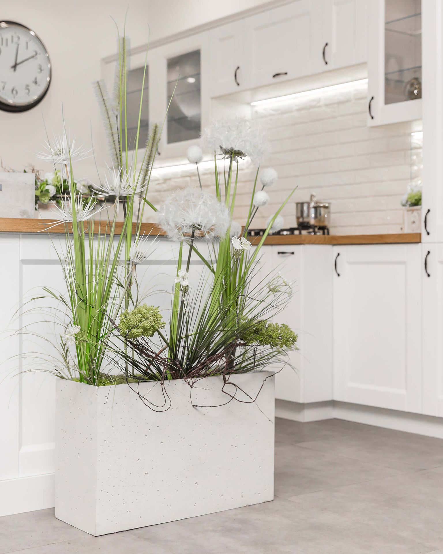 60x22x40 cm CT - Donica betonowa (antracytowa)